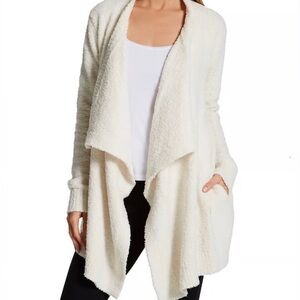 UGG Cream Open-Front Cardigan